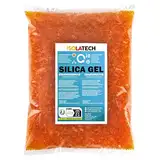 ISOLATECH Silica Gel regenerierbar Trockenmittel orange 400g Beutel Silicagel Kugeln als Kieselgel Silikagel Entfeuchter