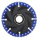 FACHLICH Diamant-Trennscheibe 115mm Allzweck Sägeblatt für Stahlbeton Metall Alu Bewehrung Eisen PVC Alle harten Materialien