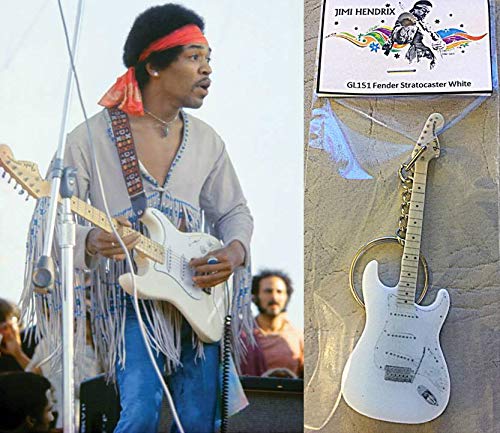 Jimi Hendrix Schlüsselanhänger für Gitarre