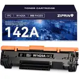 ZIPRINT 142A W1420A W1420X Toner Ersatz für HP142A W1420A W1420X Toner schwarz für hp Laserjet MFP m140w Toner m110w MFP m140we m110we m139we m139w(1 Schwarz, kein Chip)