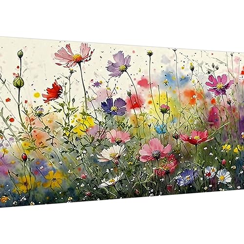 Hongyrjy Blumen Diamond Painting Erwachsene Groß (40x60cm)-Diamant Painting Bilder Blumen,5D Diamend Painting Blumen Bilder als für Geschenk Zuhause Wanddekoration