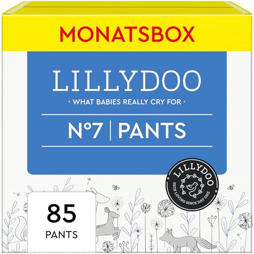 LILLYDOO hautfreundliche Pants, Größe 7 (17+ kg), Monatsbox (85 Stück) (FSC Mix)