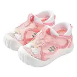 Kleinkind-Sandalen für und Mädchen, Baby-Neugeborene, Sommer-Sneaker, niedliche atmungsaktive Netz-Rutsch-Design, Wandersandalen Babysandale (A, 19 Infant)