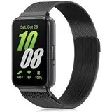 Wizvv Mesh-Metall Armband für Samsung Galaxy Fit 3, Edelstahl Mesh Metall Uhrenarmband kompatibel mit Samsung Galaxy Fit 3, für Damen und Herren