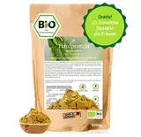 BIO Hanfprotein 1kg aus Deutschland, Veganes Hanfsamen-Protein vom deutschen Biofeld + Gratis Rezept E-Book (PDF)