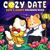 Cozy Date: Sweet and Relaxing Coloring Pages Featuring Romantic Corners and Charming Moments for Teens and Adults