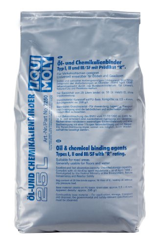 LIQUI MOLY Öl- und Chemikalienbinder | 25 L | Ölwechsel-Zubehör | Art.-Nr.: 7250, farblos