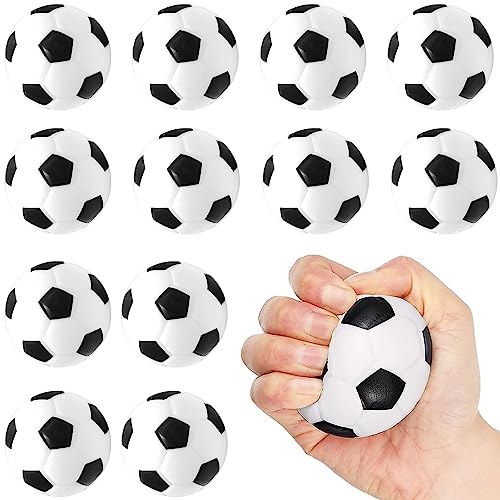 Mini Fußball 12 Stück, Mini Sportbälle, Schaumstoffbälle, Stressball Kinder, Softball Fußball, Antistressball, Fussball Klein, Fußball Stressbälle für Kinder und Erwachsene