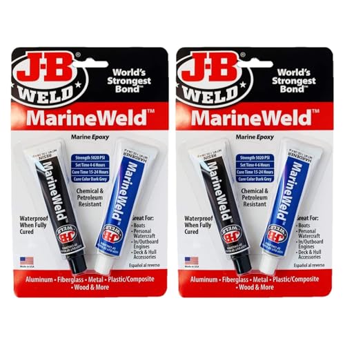 J-B Weld 8272 MarineWeld Marine Epoxy – 57 g, 2 Sets