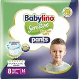 Babylino Sensitive Cotton Soft Windeln Größe 8, Pants XXL (20+ kg), 14 Stück