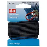 Prym 971232 Elastic-Kordel, grau, 60% ED 40% PES, Ø 2,5 mm | 3 m