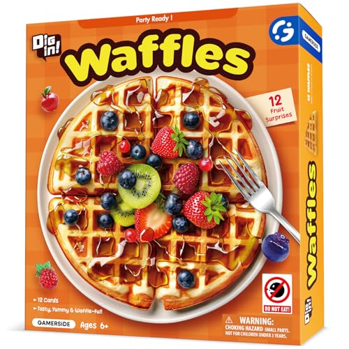 Gamerside Waffel Ausgrabungsset für Kinder, Aufgraben 12 Einzigartig Spielzeug Obst, Ausgraben Set Spielzeug Geologie Archäologie Set ab 6 7 8 Jahren, Geschenke für Jungen Mädchen