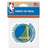 NBA Golden State Warriors Perfect Cut Color Decal, 10,2 x 10,2 cm