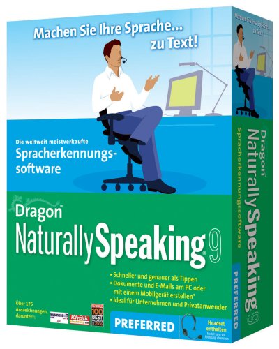 Dragon NaturallySpeaking 9 Preferred deutsch