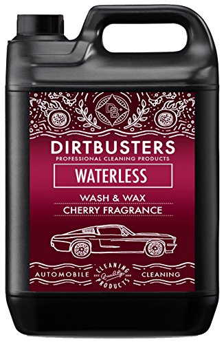 Dirtbusters Trockenreiniger für die professionelle Autowäsche - sicher, ungiftig, mit hochglänzendem Wachsfinish & Kirschduft – 5 Liter Kanister
