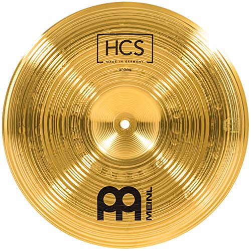 Meinl Cymbals HCS China — 14 Zoll (Video) Schlagzeug Becken (35,56cm) Messing, Traditionelles Finish (HCS14CH)