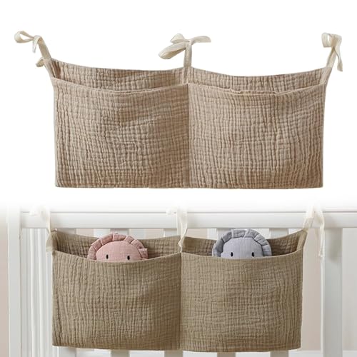 Thoquene Babybett Organizer, Verstellbarer Bett Organizer Kinderbett Kinder