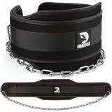 DMoose Dip Gürtel für Gewichtheben, Gewicht Gürtel mit Kette für Pullup, Gym Lifting Belt für Powerlifting, Squat, Bodybuilding, Heavy Duty Stahl, Workout Gürtel mit komfortablen