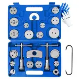 ATPEAM Bremssattel-Kompressionswerkzeug, robuster Bremssattel, Kompressor-Werkzeug, 24 Stück, Universal-Bremssattel-Kompressionswerkzeug, blaues Gehäuse