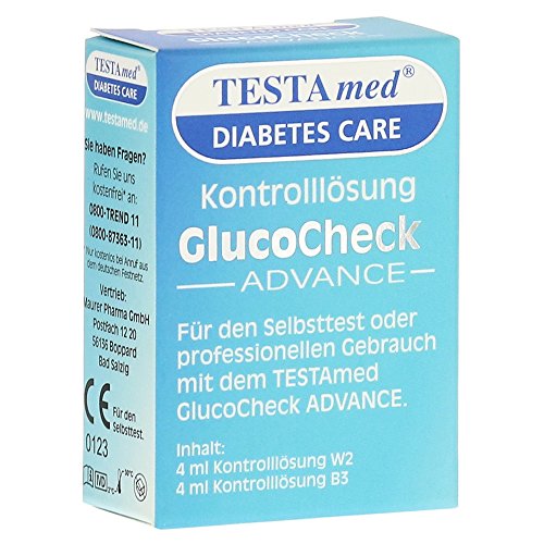 TESTAMED GlucoCheck Advance Kontrolllösung 4 ml