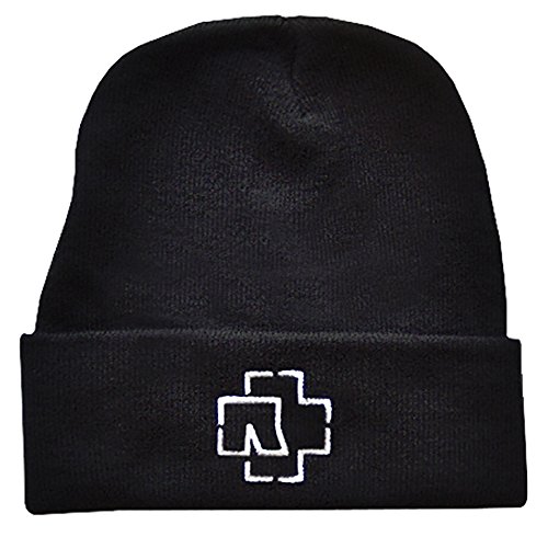 Rammstein Wollmütze schwarz, Offizielles Band Merchandise Beanie