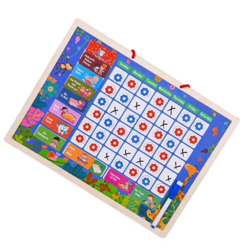 LALAFINA 1 Satz Formular Kinderprogramm Tagesplan Für Kleinkinder Aufgabentabelle Für Kleinkinder Praktischer Terminerinnerungsplaner Spielzeuge Form Der Selbstdisziplin Baby Puzzle Hölzern