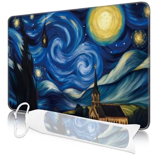 MTG Spielmatte, 24" x 14" Spielmatte für TCG MTG Kartenspielmatte, genähte Kanten, MTG Spielmatte mit Zonen, Glatte Gummioberfläche, Kampfspielmatte