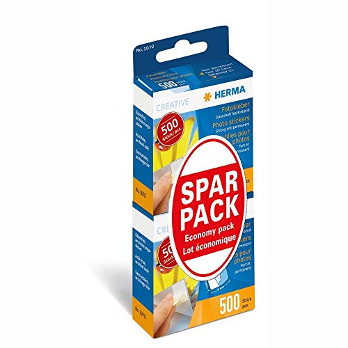 HERMA 1075 Fotokleber Sparpack 2 x 500 Stück