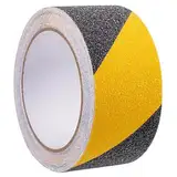 JJHXM 1 Rollen 50mm*5m antirutsch klebeband,Antirutsch Streifen,Antirutschband Selbstklebend,Antirutschband für Treppen Stufen Bodenbelag,schwarz-gelb,für Innen- und Außenbereich