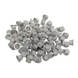 JWOO Filtersiebblatt 0,5 Zoll Filterkappe for petrochemische Zigarettenspitze Verbrennungshilfe Mesh Edelstahl Metallrohrsieb (Size : 0.5 Inch 40Pcs)