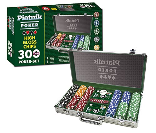 Piatnik 7903 - Poker Set 300 High Gloss Chips