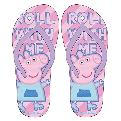 CERDÁ LIFE'S LITTLE MOMENTS Badeschuhe für Kinder Pig Flip-Flops von Peppa Wutz, Rosa, 28 EU