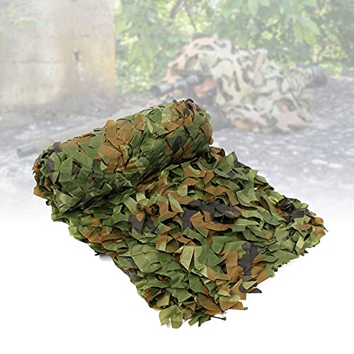 Cocoarm 2 X 3 M Langes Tarnnetz, Strapazierfähiges 150D-Oxford-Gewebe, Dschungel-Tarnnetz, Unsichtbarer Effekt, Tarnnetz für Militärische Jagd, Schießen, BAU von Schutzräumen