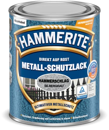 HAMMERITE METALLSCHUTZLACK HAMMERSCHLAG SILBERGRAU 750ML