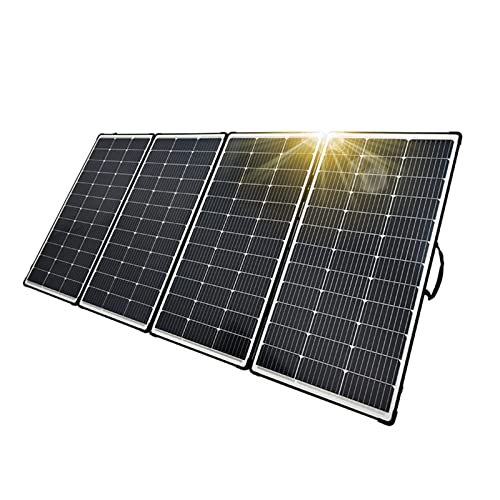 Solarmodul 440W 36V Faltbares Solarpanel Solarmodul Max Solartasche, Outdoor Solargenerator Camping Wohnmobil Caravan Gartenhäuse Reise Boot Laptop