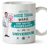 MUGFFINS Tasse/Becher Augenarzt (Beste im Universum) - Lustige und Originelle Augenheilkunde Geschenke