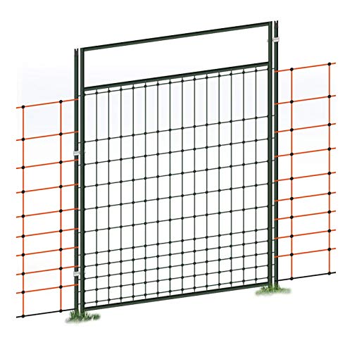VOSS.farming Tür für Weidezaunnetz, Netze bis 125cm Höhe, Öffnungsbreite 86cm, elektrifizierbar