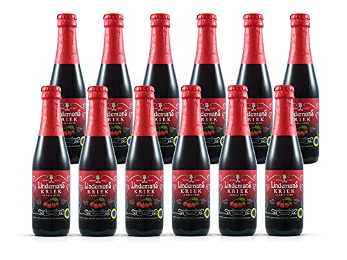 Lindemans Kriek Paket, 12 x 0,25l Flaschen belgisches Kirschbier inc. MEHRWEGPFAND mit 3,5% Vol.