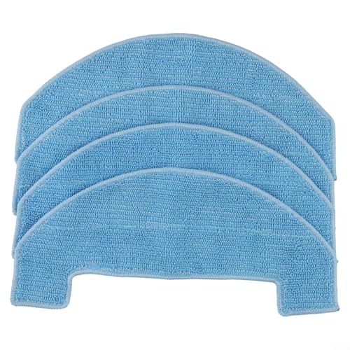 Staubsauger-Ersatz-Mopp-Pads, Mikrofaser-Reinigungstücher, Zubehör für D10 Roboter-Staubsauger (4 Stück)