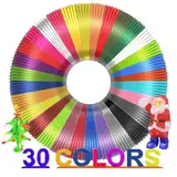 3D Stift Filament PLA 30 Farben - 1.75mm 3D Pen Filament Refills je 5M Insgesamt 150M, PLA Filament 3D Stift Stiftminen 3D Pen Refills für MYNT3D, ODRVM, Tecboss, Lovebay, SCRIB3D und Dikale