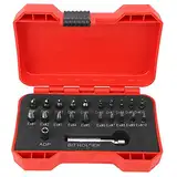 Baxnore 22pcs Schraubenextrakt, HSS -Schraubenentferner, Rückwärtsgewindextraktor, Rückwärtsschraubenextraktion, Befestigungssextrikotswerkzeug für beschädigte Schrauben