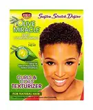 African Pride Olive Miracle Curls & Coils Texturizer, 1 Set