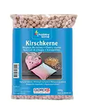 Glorex 0 2509 01 - Kirschkerne, 500 g, gewaschenes Naturprodukt, ideal für Kirschkernkissen, kann erwärmt werden, Braun