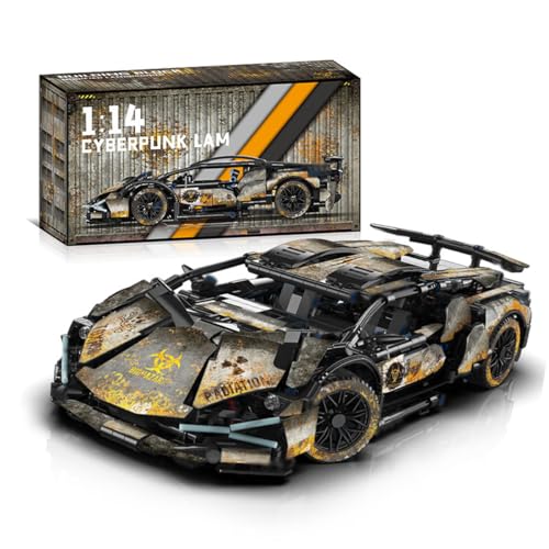 Supersportwagen Bausteine Sets, 1314 Teile 1:14 Drift Auto Bausteine, Modell-Bauset für Erwachsene, Technik Sportwagen Bausteine Rennwagen Auto Modell