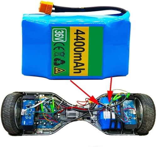 36 V 4,4 Ah 10S2P Li-Ionen-Akkupack, 36V 4400Mah Wiederaufladbarer Li-Ionen-Akku Für Elektrisches Selbstbalancierendes Scooter-Hoverboard-Einrad 36V 4.4Ah