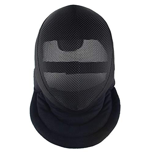 LEONARK Armory AR7011 Helm - Fechtkutschenmaske - CE 350N-zertifizierte Nationalmaske - Zaunschutzausrüstung mit Aufbewahrungstasche (Detachable, L)