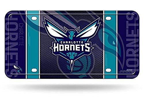 NBA Rico Industries Kennzeichenanhänger aus Metall, Charlotte Hornets