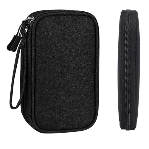 Nutabevr Reise Zubehör Organizer Tasche, Externe Wasserdicht Elektronik Tasche Organizer, Tragbare Elektronische Kabeltasche, für Handyladekabel, Universal USB Powerbank, Kabel, SD Karte