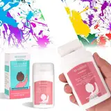 100ml Wandfarbe Ausbessern Weiß, Wandreparatur Rollbürste mit Wandreparaturpaste, Wandfarbe Weiß Farbroller Wandfarbe für Reparieren Sie Graffiti Kratzer Flecken Wandreparatur Creme