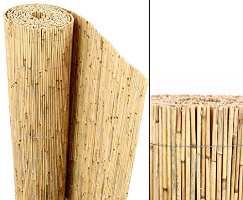bambus-discount.com Schilfrohrmatten Premium Beach, 180 hoch x 600cm breit, EIN Produkt Sichtschutz Matten Windschutzmatten
